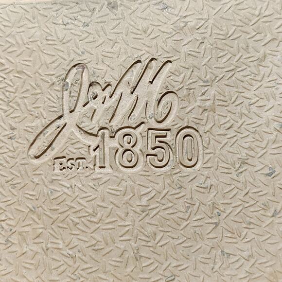 JOHNSTON MURPHY PEARCE SUEDE WINGTIP GREEN GRAY DERBY OXFORDS MENS 9.5 GUC - Picture 16 of 16